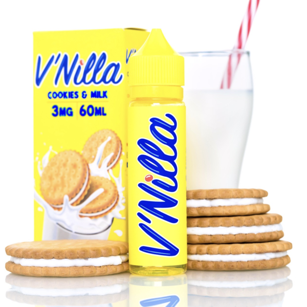 V'Nilla Cookies and milk Dubai Vape Ejuice UAE
