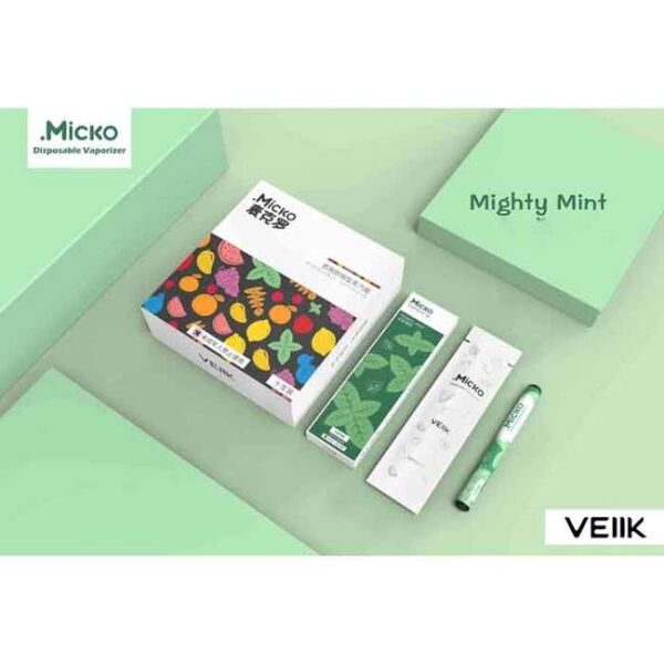 MICKO DISPOSABLE VAPORIZER BY VEIIK - MIGHTY MINT