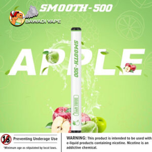 SMOOTH 500 - DOUBLE APPLE DISPOSABLE (3 Pcs Pack)