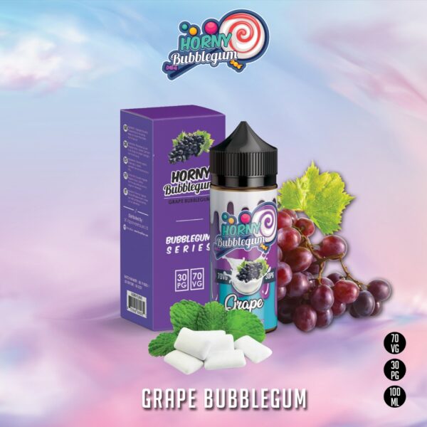 GRAPE BUBBLEGUM BY HORNY BUBBLEGUM SERIES - 120ML