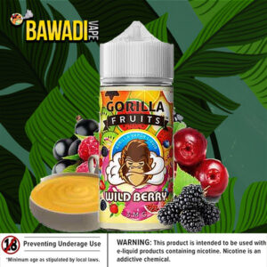 WILD BERRY BY GORILLA CUSTARD – 100ML DUBAI EJUICE