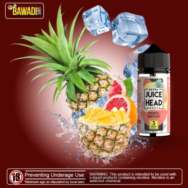 JUICE HEAD EXTRA FREEZE - PINEAPPLE GRAPEFRUIT 100ML