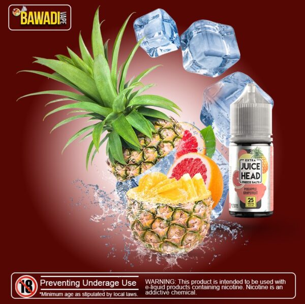 JUICE HEAD EXTRA FREEZE SALTS - PINEAPPLE GRAPEFRUIT 30ML