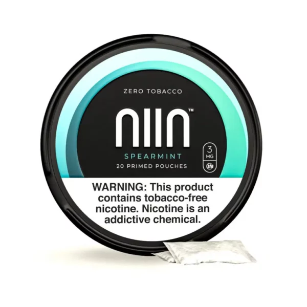 NIIN ZERO TOBACCO™ NICOTINE POUCHES – SPEARMINT