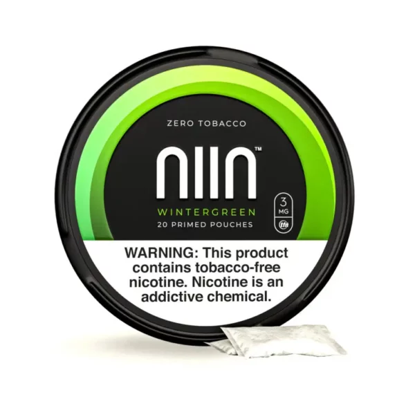 NIIN ZERO TOBACCO™ NICOTINE POUCHES – WINTERGREEN