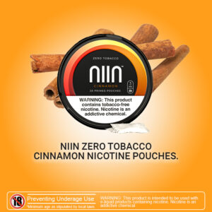 ZERO TOBACCO™ NICOTINE POUCHES – CINNAMON