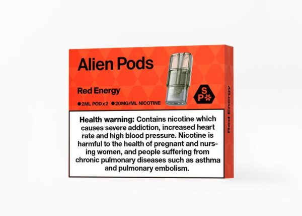 SNOWPLUS ALIEN PODS - RED ENERGY 20MG