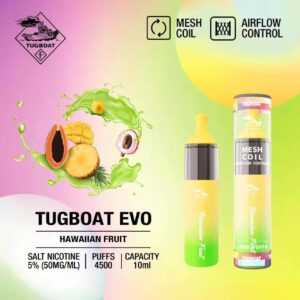 TUGBOAT EVO DISPOSABLE 4500PUFFS - HAWAIIAN FRUIT