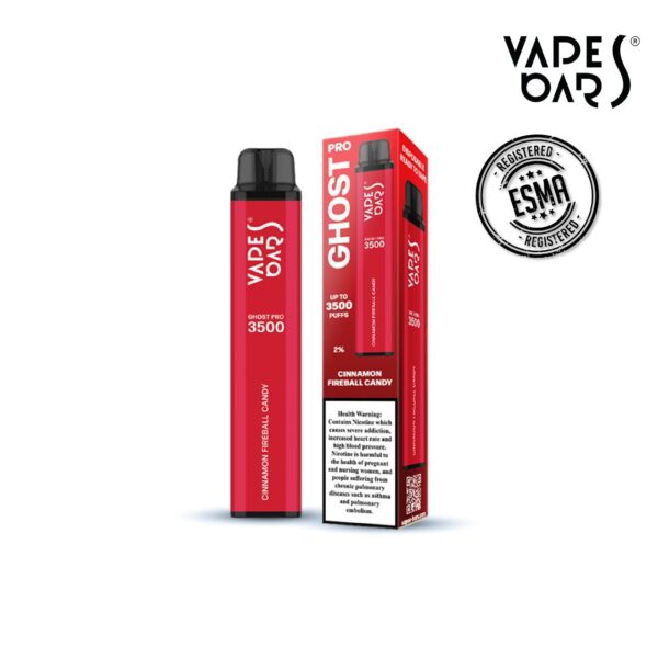 Vapes bars Cinnamon Fireball 3500 puffs