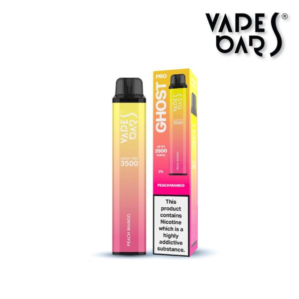 mango peach by vapes bars 3500 puffs