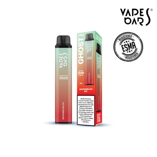 watermelon ice by vapes bars ghost