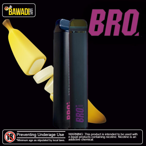 BRO SLICK 2500 PUFFS - BANANA 20MG