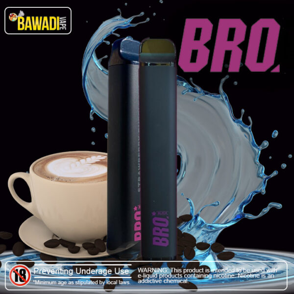 BRO SLICK 2500 PUFFS - CAPUCCINO 20MG