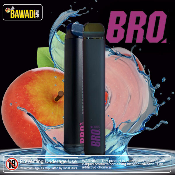 BRO SLICK 2500 PUFFS - DOUBLE APPLE 20MG