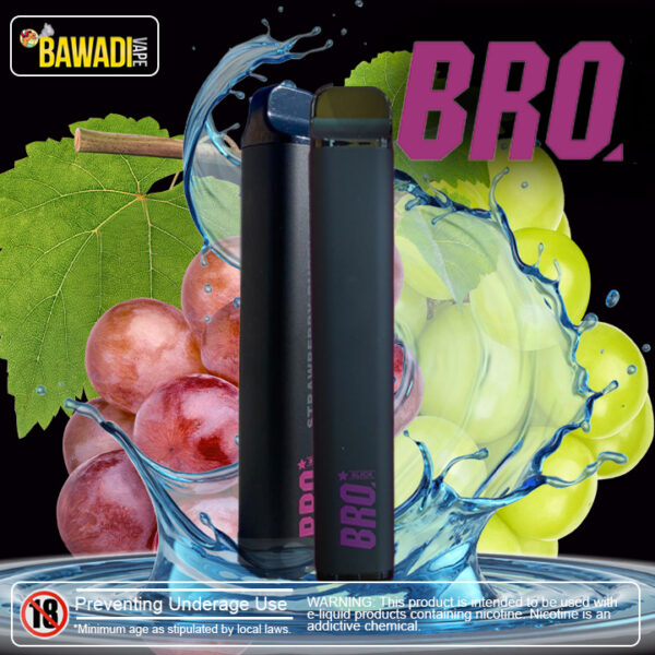 BRO SLICK 2500 PUFFS - GRAPE 20MG