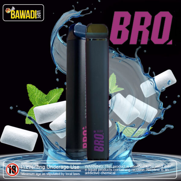 BRO SLICK 2500 PUFFS - GUM MINT 20MG