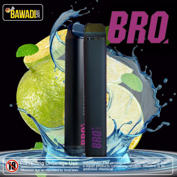 BRO SLICK 2500 PUFFS - LEMON MINT 20MG