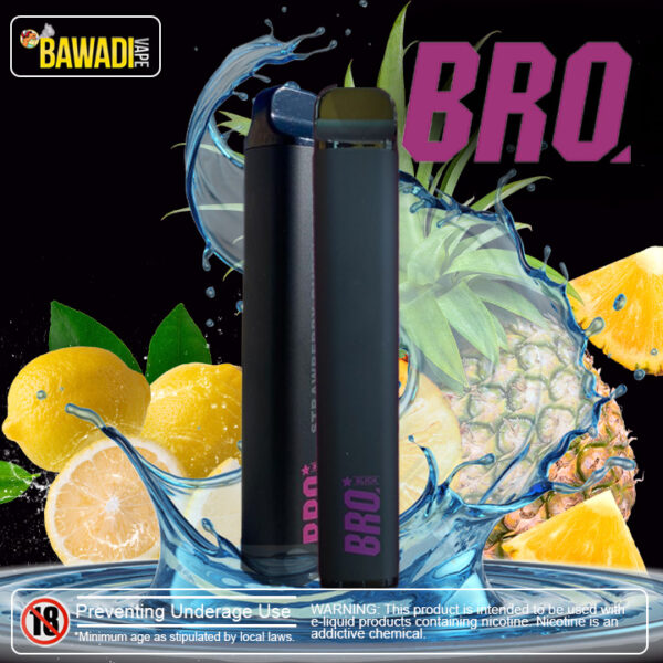 BRO SLICK 2500 PUFFS - PINEAPPLE LEMONADE 20MG