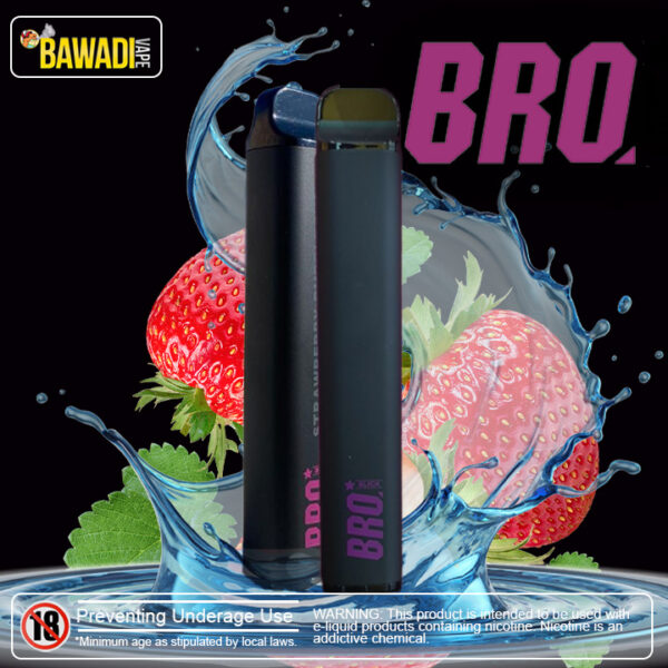 BRO SLICK 2500 PUFFS - STRAWBERRY 20MG