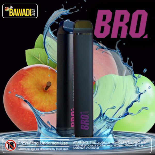 BRO SLICK 2500 PUFFS - TRIPLE APPLE 20MG