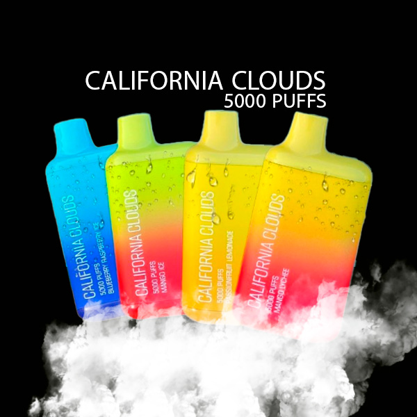 CALIFORNIA CLOUDS 5000 PUFFS Disposal;e Vape