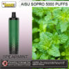 AISU SOPRO 5000 PUFFS – SPEARMINT