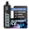 VIGORBOX DISPOSABLE 10K PUFFS - BLUEBERRY ICE