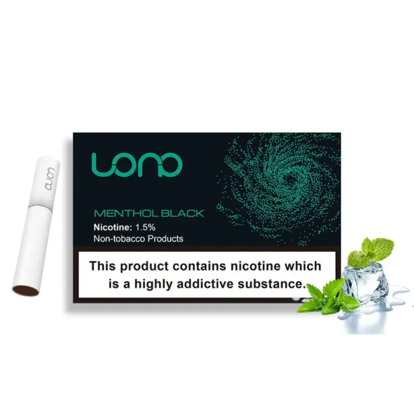 LONO NICOTINE STICKS - MENTHOL BLACK / 20 sticks per pack