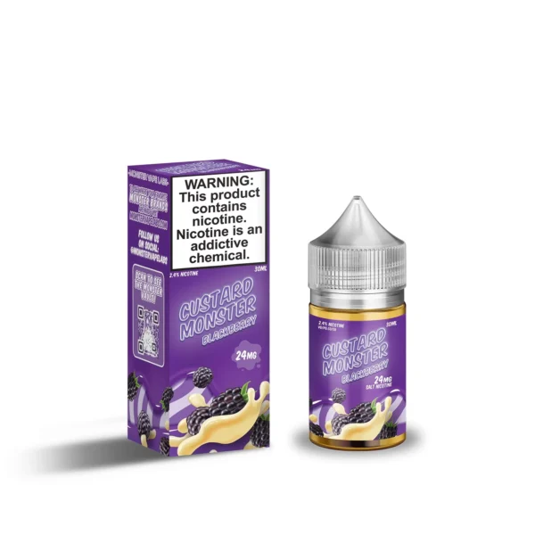 CUSTARD MONSTER SALT NIC 30ML - BLACKBERRY