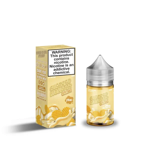 CUSTARD MONSTER SALT NIC 30ML - VANILLA VAPE DUBAI