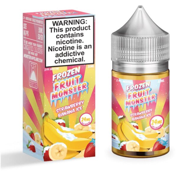 FROZEN FRUIT MONSTER SALT NIC 30ML - STRAWBERRY BANANA ICE VAPE DUBAI