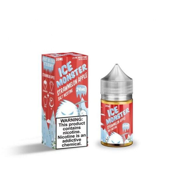 ICE MONSTER SALT NIC 30ML - STRAWMELON APPLE VAPE DUBAI