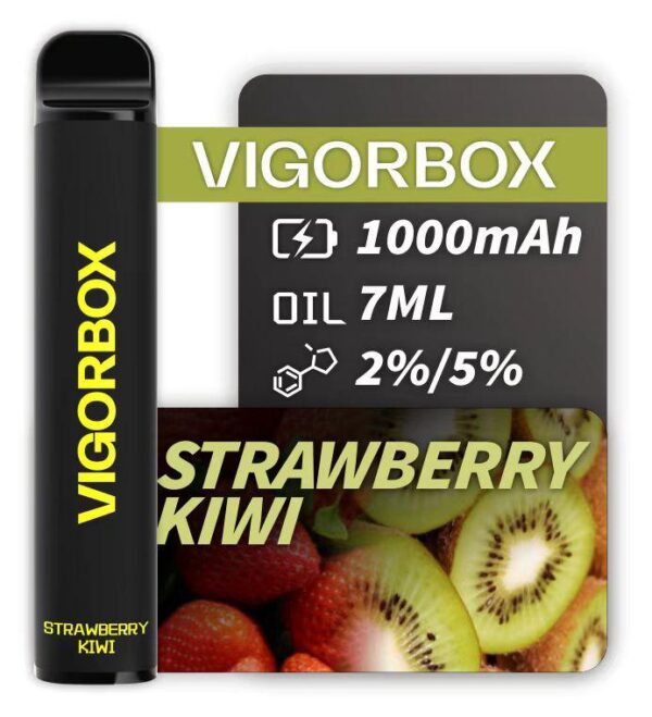 VIGORBOX 2500 PUFFS - STRAWBERRY KIWI