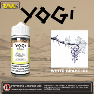 YOGI DELIGHTS E-LIQUID – WHITE GRAPE ICE 100ML