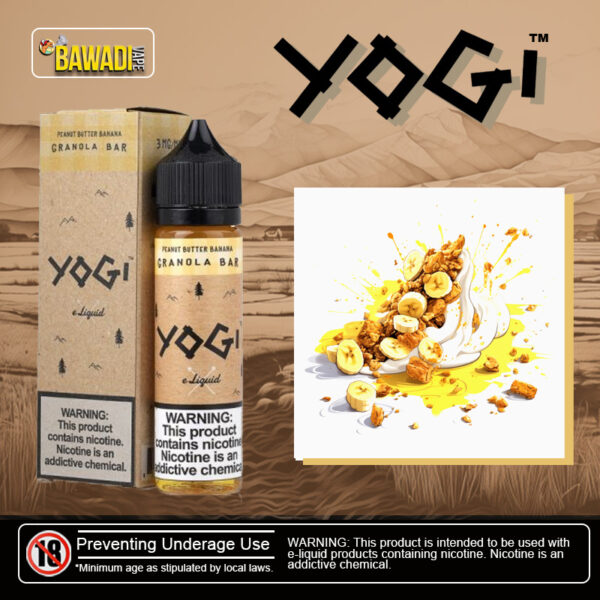 YOGI E-LIQUID – PEANUT BUTTER BANANA GRANOLA BAR