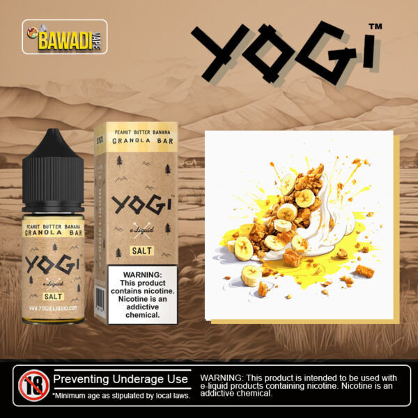 YOGI SALT NIC – PEANUT BUTTER BANANA GRANOLA BAR 30ML