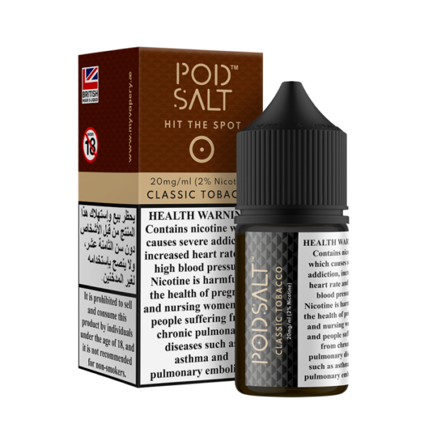 POD SALT - CLASSIC TOBACCO 20MG / 30ML