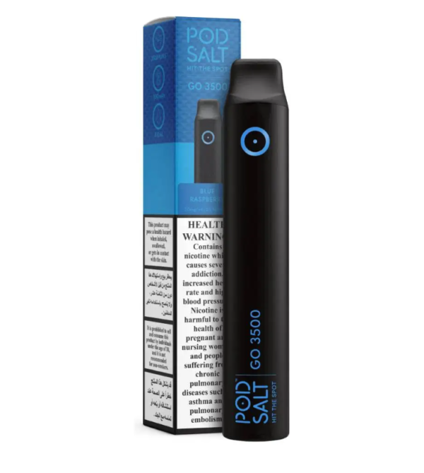 Blue Raspberry Pod Salt GO 3500 puffs - Vape UAE - VAPE DUBAI