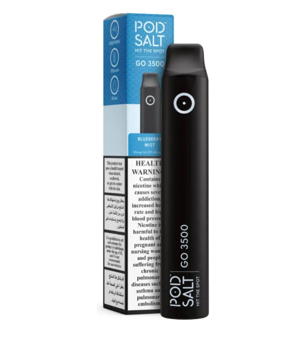 Blueberry Mist Pod Salt Go 3500 puffs Dubai UAE