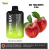 STORM BAR DOUBLE APPLE DTL 7000 PUFFS DISPOSABLE VAPE DUBAI